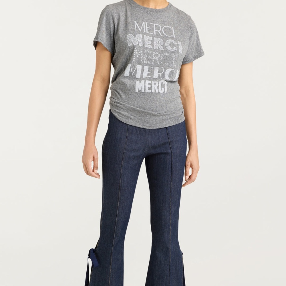 Indigo Blue Flare Wide Leg Jeans